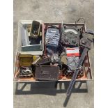 Qty of Misc items, spanners, adjustable record, universal avometer. Stored near Rushall, Diss.