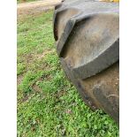 Tyres Rear 480/80/46 x 2 Front420/85/30 x 2, for 7530, Condition very little tread.