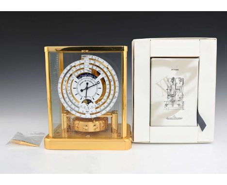 Jaeger Le Coultre, a limited edition Golden Jubilee Atmos Du Millenaire bracket clock, No.25/50, circa 2002, with one thousan