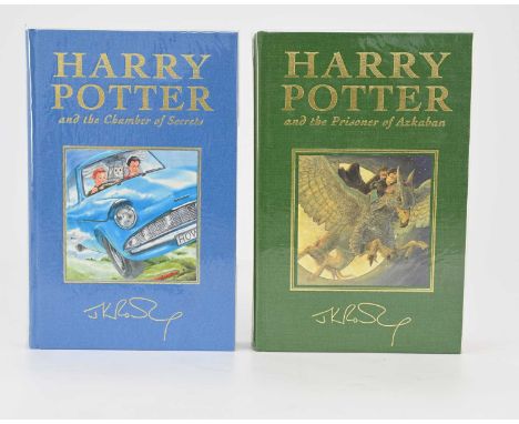 Rowling, J.K, Harry Potter and the Chamber of Secrets, 1999; Harry Potter and the Prisoner of Azkaban, 1999, first deluxe edi
