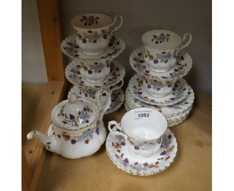 A Royal Albert Lorraine twenty three piece tea service