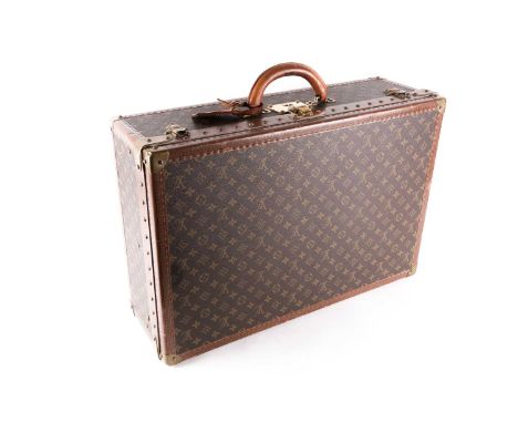 Louis Vuitton Bisten Suitcase 65 Monogram with Stickers  Louis vuitton  suitcase, Travel stickers, Louis vuitton