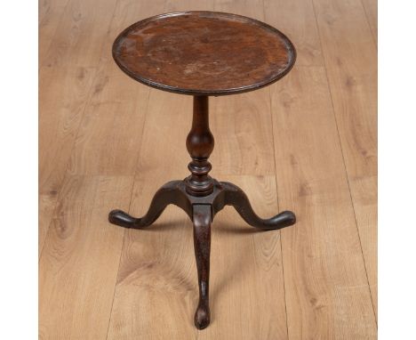 With circular lipped top.37.5cm diameter x 54cm highGenerally good condition, with light scratching and ring marks to the top