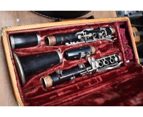 A vintage clarinet in Boosey and Hawkes case