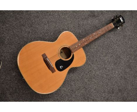 A vintage Epiphone FT-130 Caballero acoustic guitar , no case