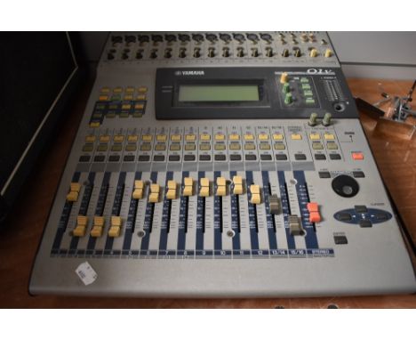 A Yamaha digital mixing console, 01V