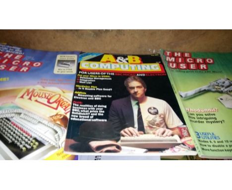 Collection of vintage Computer Magazines, all 1984  / 85. (8)