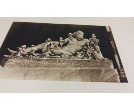 Lge folio early Architectural Photographs of Rome (quantity 14).