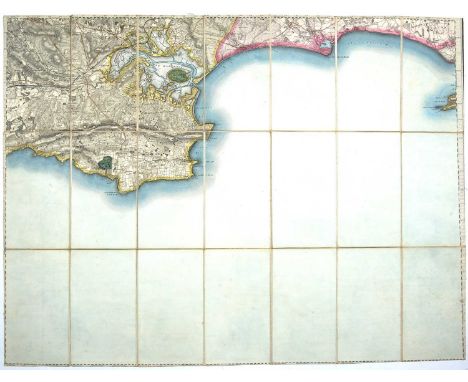 Four 19th century Ordnance Survey maps vis. Corfe Castle, Cornwall, Portland Bill, Devon, two retailed by Edward Stanford, in