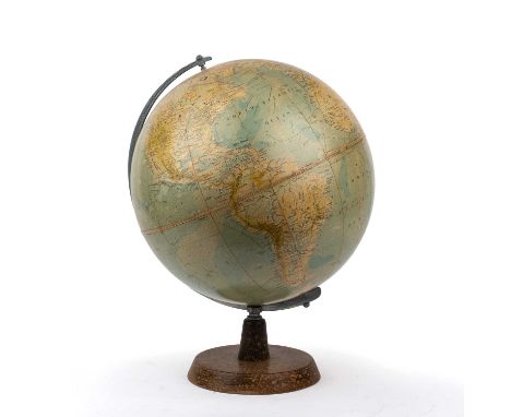 A mid 20th century Philips 13.5" terrestrial globe