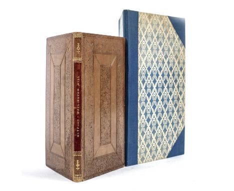 Mitford, (Mary Russell) 'Watlington Hill; A Poem'. Valpy London 1812. Full calf with red title (190 x 112mm) plus a manuscrip