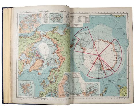 Serial Map Service Atlas, George Philip and Son, London 1945. Fo. plus two Ordnance Survey Atlases plus Journals etc includin
