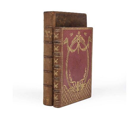 A manuscript or poetic diary dedicated to 'Antoinette' (Heckscher) Dec 20th 1911 - Jan 19th 1912. Finely bound in gilt tooled