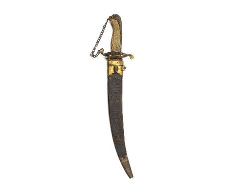 A late 18th/early 19th century Naval officers Dirk possibly made for a member of the Egyptian club from the battle of the Nil
