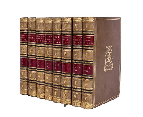 Gibbon, (Edward). The History of the Decline and Fall of the Roman Empire. William Smith Ed. 8 vols with portrait and maps. 8