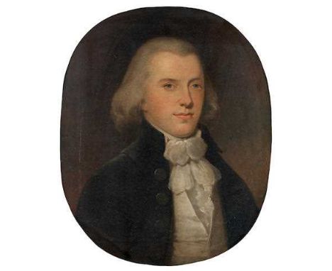 Scottish school (early 19th century) portrait of Dr. James Perry, unsigned, oil on canvas, label to the back reads 'Dr Perry 