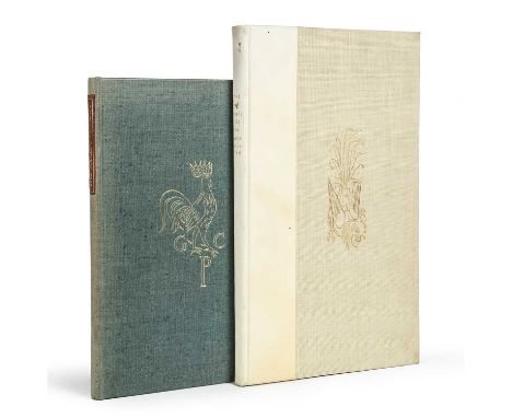 Golden Cockerel Press. Fitzgerald, Edward (Trans). 'Rubaiyat of Omar Khayyam'. Charles Ganz intro. 8 line engravings by John 