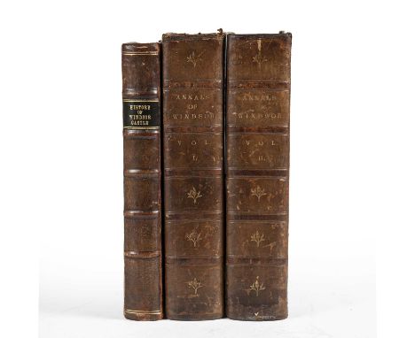 Pote, Joseph. History of Windsor Castle dedicated to H.R.H. Frederick Prince of Wales. Red printed title page and portrait en
