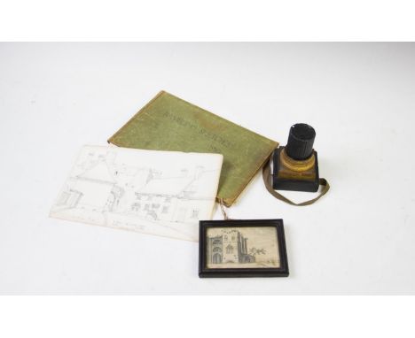 Rambling sketches, 1910, black and white sketch book, a collection of architectural pencil sketches by J C Rogers,a 19th cent
