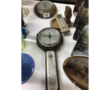 A barometer plus other items