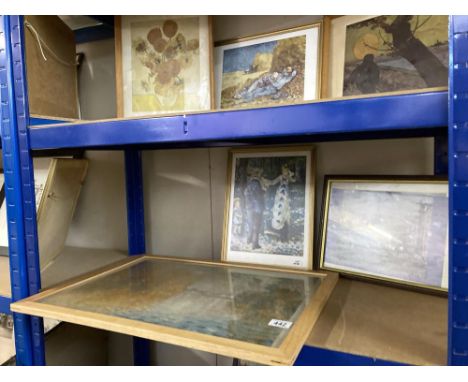 A quantity of old master's prints, Monet, Van Gogh etc