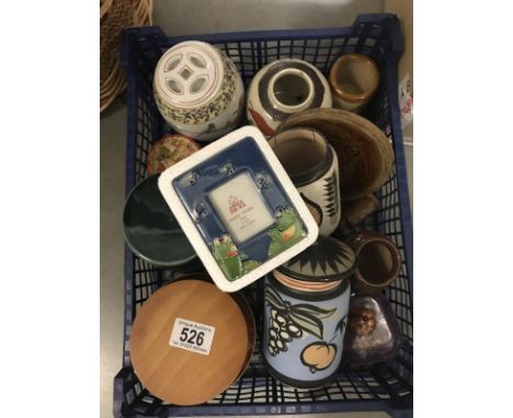 A collection of ceramic pots
