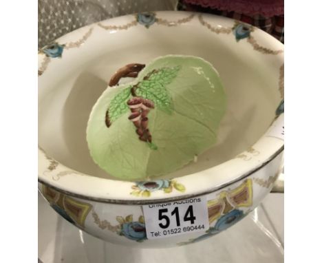 A Ceramic chamber pot and one other