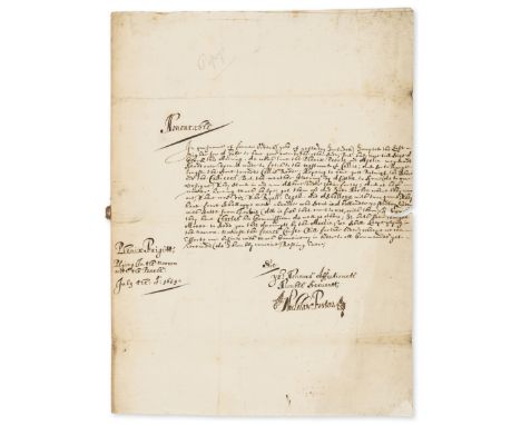 Intelligence report on not allowing ships commissioned by Charles II to sell prizes in French ports during his exile.- Foster