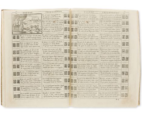 Fortune-telling.- Marcolini (Francesco) Le Ingeniose Sorti, second edition, collation A-Z4, AA-CC4), large woodcut of il giar