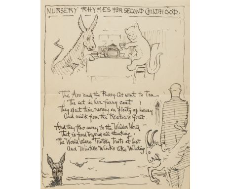 Chesterton (Gilbert Keith, writer and poet, 1874-1936) Archive of letters, drawings and other material sent to Enid Simon, co