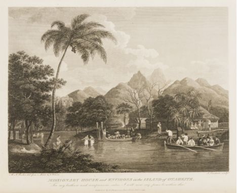 Oceania.- [Wilson (William)] A Missionary Voyage to the Southern Pacific Ocean...in the Ship Duff, commanded by Captain James