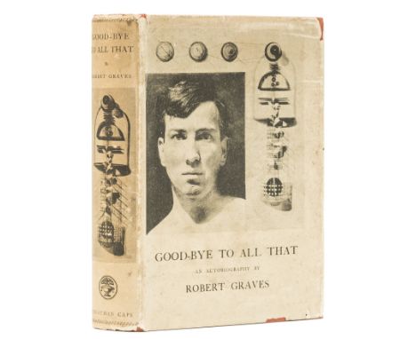 Graves (Robert) Good-Bye to All That, first edition, first issue, frontispiece, plates, publisher's printed 'War' order form 