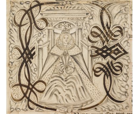 Elizabeth I (Queen of England and Ireland, 1533-1603) Letters Patent grant of six virgates of land in East Hendred (Berkshire