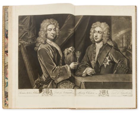 Faber, Jr. (John) The Kit-Cat Club done from the Original Paintings of Sr. Godfrey Kneller, first edition, engraved throughou