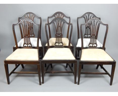 Set of six early 20th century Chippendale revival mahogany dining chairs, and five Edwardian chairs (11)