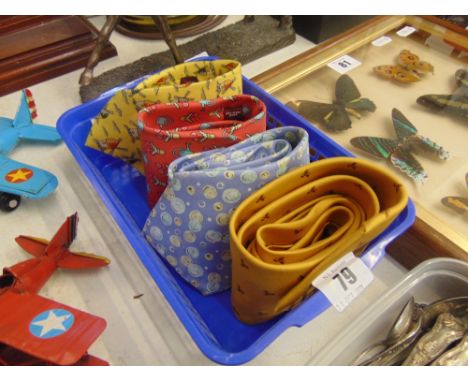 Four Hermes gents ties
