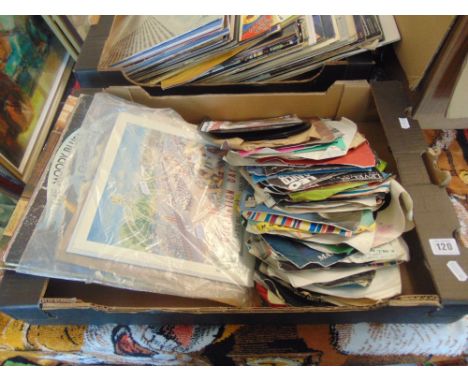A selection of Bob Dylan albums inc. collection of 45's