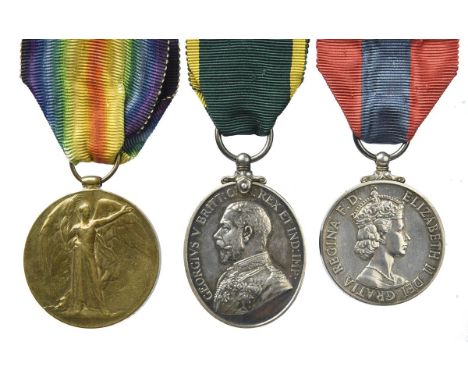 Three medals to Private William Thomas Davidson, 18th London Regiment (London Irish Rifles), Connaught Rangers and East Surre