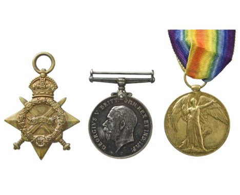 A Great War Trio to Corporal Frank William Clifton, 18th London Regiment (London Irish Rifles): 1914-15 Star, (1170. PTE. F.W