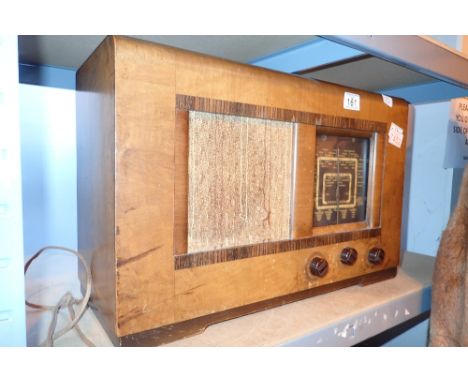 Walnut cased vintage Ferguson radio 