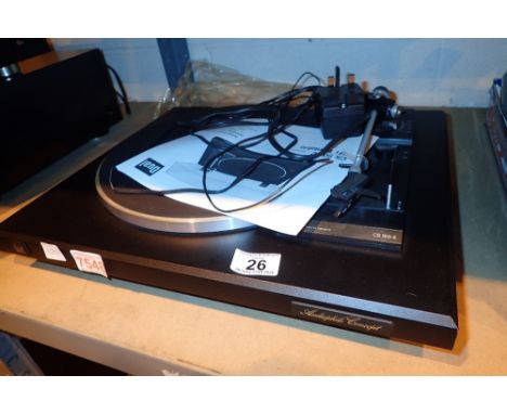 Dual CS503-2 Audiophile Concept HiFi turntable CONDITION REPORT: All electrical items in this lot have been PAT tested for sa