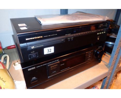 Assorted HiFi including Marantz CD62 CD player with remote and instructions and Denon AVC3020 AV surround sound amplifier (re