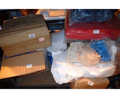 Quantity of Sure Touch gloves twelve packs of small tool sets and blue grip gloves etc  CONDITION REPORT: All electrical item