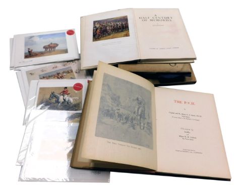 Snaffles books, comprising A Half Century of Memories, The History of The Peshawar Vale Hunt, by Capt. and Bt. Major G S Hurs