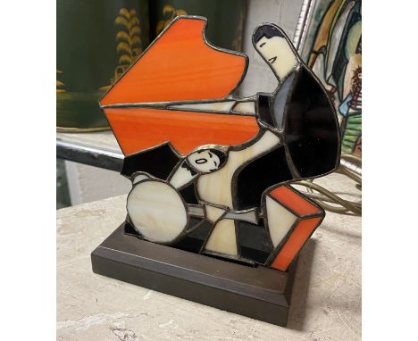 ART DECO STYLE JAZZ LAMP 19.5CMS (H) APPROX