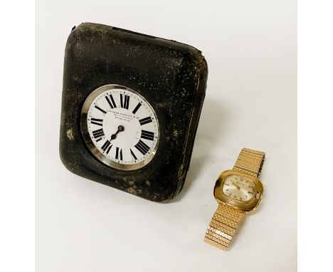 GOLIATH TRAVEL CLOCK &amp; BULOVA WATCH