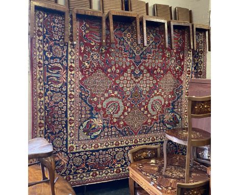 FINE CENTRAL PERSIAN ISFAHAN CARPET 435CMS X 310CMS