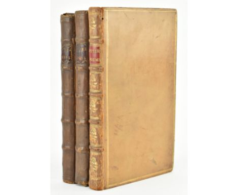 Bindings:- Sterne, Laurence. 1773 A Sentimental Journey through France and Italy by Mr. Yorick, a new edition in two volumes 