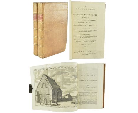 Bindings. 1771 A Collection of Curious Discourses written by Eminent Antiquaries upon several heads in our English Antiquitie