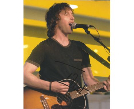 James Blunt 10x8 signed colour photo. James Hillier Blount (born 22 February 1974), better known by his stage name James Blun